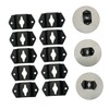 OSALADI 10pcs Iron Speaker Hanger Bracket Hanging Speaker Hook for
