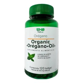 Aceite De Orégano 5H8 Nutrition En Cápsulas Vegano 200mg 120 Unidades                                                                                 