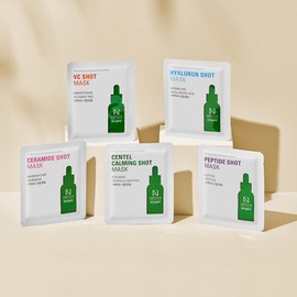 Ampoule En [10매] 앰플엔 고보습 진정 탄력 미백 수분 5종 마스크팩 선택1 [10 Sheets] Ampoule En Highly Moisturizing Calming Firming Whitening Hydrating 5 Types Mask Pack Select 1