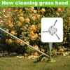2pcs Steel Grass Eater Trimmer Head, 6 Inch Unbreakable Wire