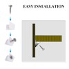 Pack of 100 Back Wall Connectors, Drawer Wedges, Shelf Brackets,