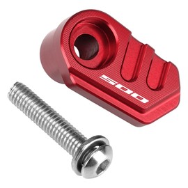 MotHeart Motorcycle ABS Sensor Guard for CB500F 2016-2024 CB500X 2016-2024 CBR 500R 2016-2024 CB500 Hornet 2024 CNC Aluminum Cover Front or Rear Sensor Protection Accessories (Red)