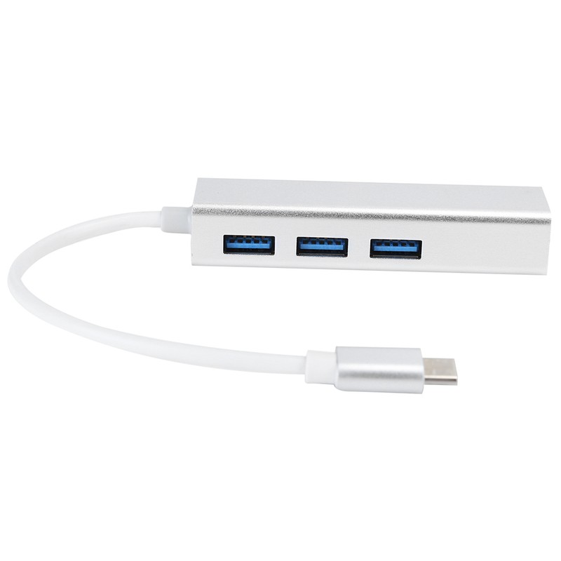 USB 3.0 to Ethernet Adapter with 3 Ports HUB Type