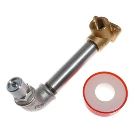 Compressed Air Filling Connection FVM 12, Wall Mount 1/2 Inch Tyre Inflator Stand Filling Gauge