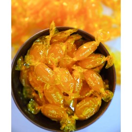 Honey FIlled Candy - 2 lbs of Sweet Soothing Fresh Wrapped Bulk Hard Sucking Candy