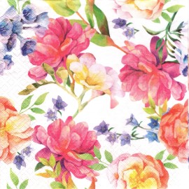 (2) Two Paper Lunch Napkins for Decoupage/Mixe