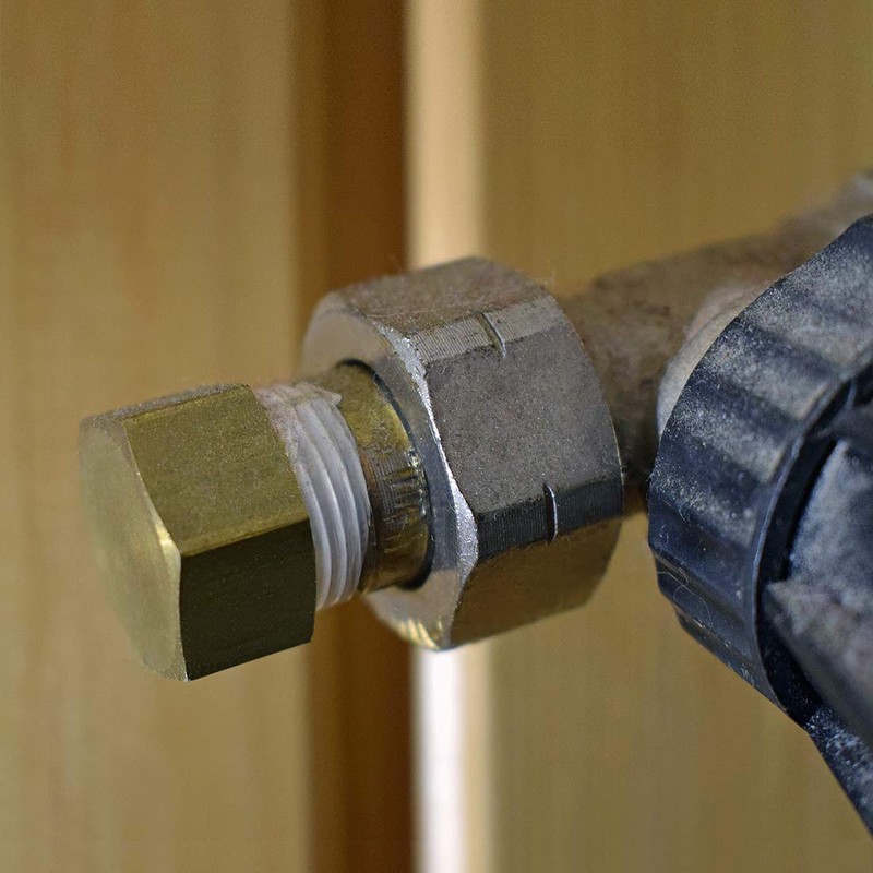 uxcell 1/8NPT Pipe Fitting Valve Cap, Brass Hex Female Thread