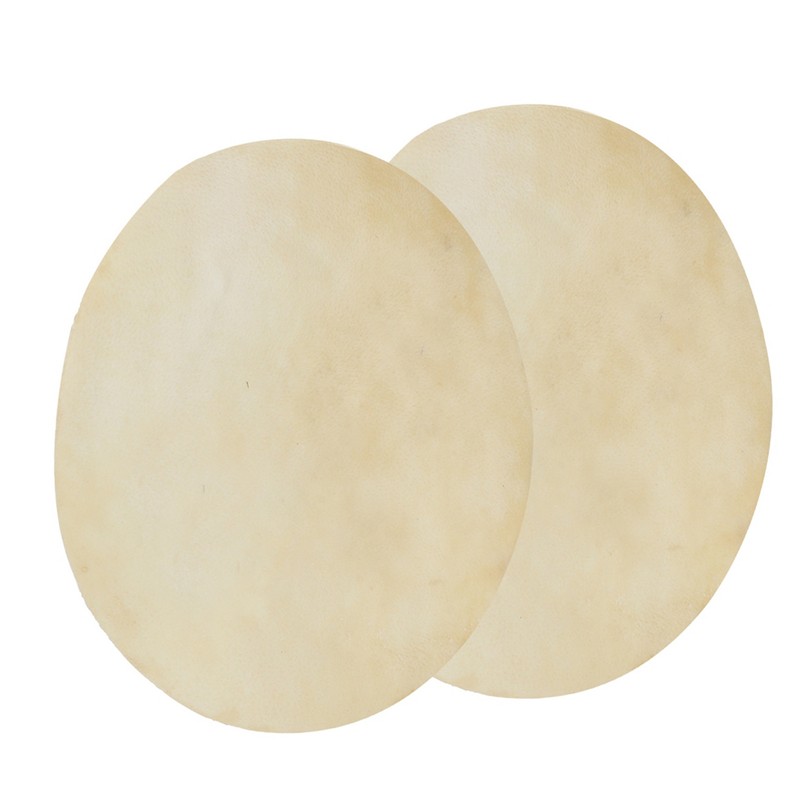 2pcs Drum Head Sheepskin Consistent Clear Sound for African Bongo