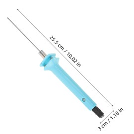 OSALADI Hot Foam Cutting Pen Practical Heating Tool for DIY Crafts Convenient Long Blue Handle Cutter for Efficient Foam Cutting Ergonomic Design for Easy Use