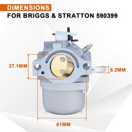 Savior 590399 796077 Carburetor for 21A707 21R707 21R777 21A907 21A977 CC760 Engine Lawn Mower with 796077
