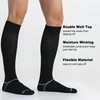 FYTUTESE 3 Pack Soccer Softball Baseball Socks Football Socks for