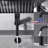 KENES Bathroom Faucet Black, Single Handle Matte Black Bathroom Sink