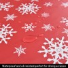 TruDelve Plastic Christmas Tablecloth Square Red Vinyl Christmas Table Cloth