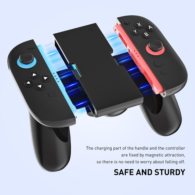 RHOTALL Charging handle for Switch 2 black