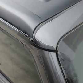 JeCar Hardtop Rain Gutter Extension Upgrade Rain Diverter Exterior Accessories Compatible with Jeep Wrangler 2018-2024 JL JLU & 2020-2024 Gladiator JT