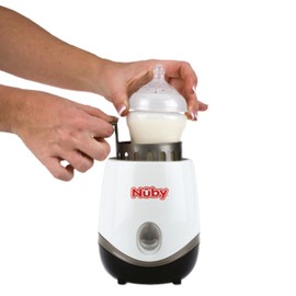 Nuby One-Touch 2-in-1 Electric Baby Bottle Warmer & Sterilizer
