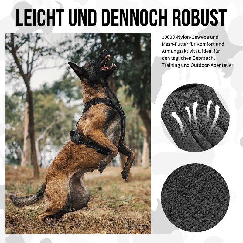 OneTigris Diesel Adjustable Tactical Harness, Soft Padded Chest Harness for