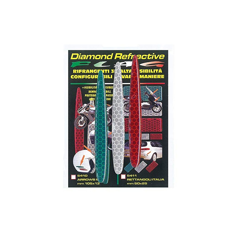 Quattroerre 5410 Stickers Diamond Refractive Arrows Italy 3d