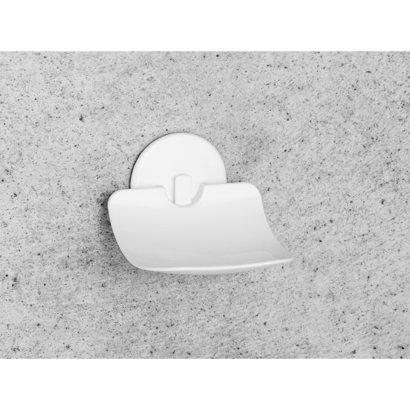 WENKO Turbo-Loc® Sora Wall Soap Tray, No Drilling Required in