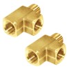 Joywayus Brass Pipe Fitting Barstock Street Tee T 3 way