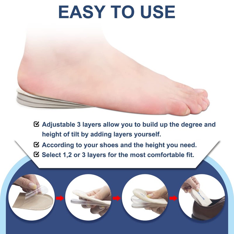 Urwalk - Almohadillas protectoras para el talón para hombres y