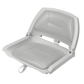 ERGOSEAT Folding Boat Seat Padded Folding Boat Chair with Backrest Marine BassJon Boat Seat