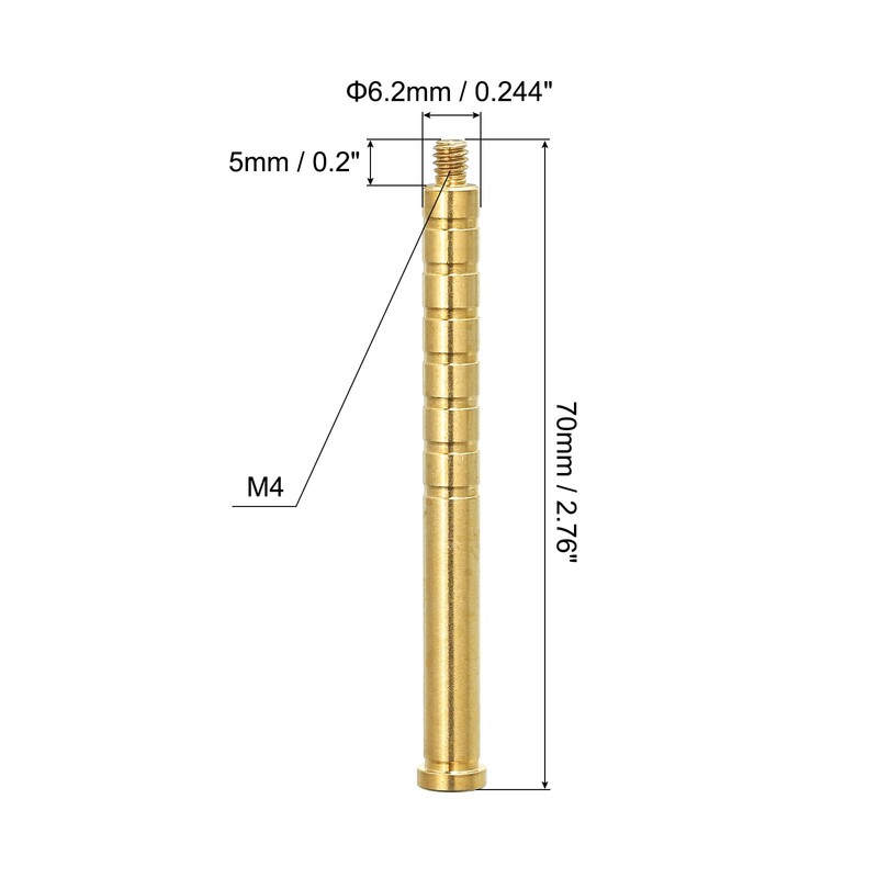 PATIKIL 200 Grain Archery Arrow Insert 0.244 Inch, 6 Pack