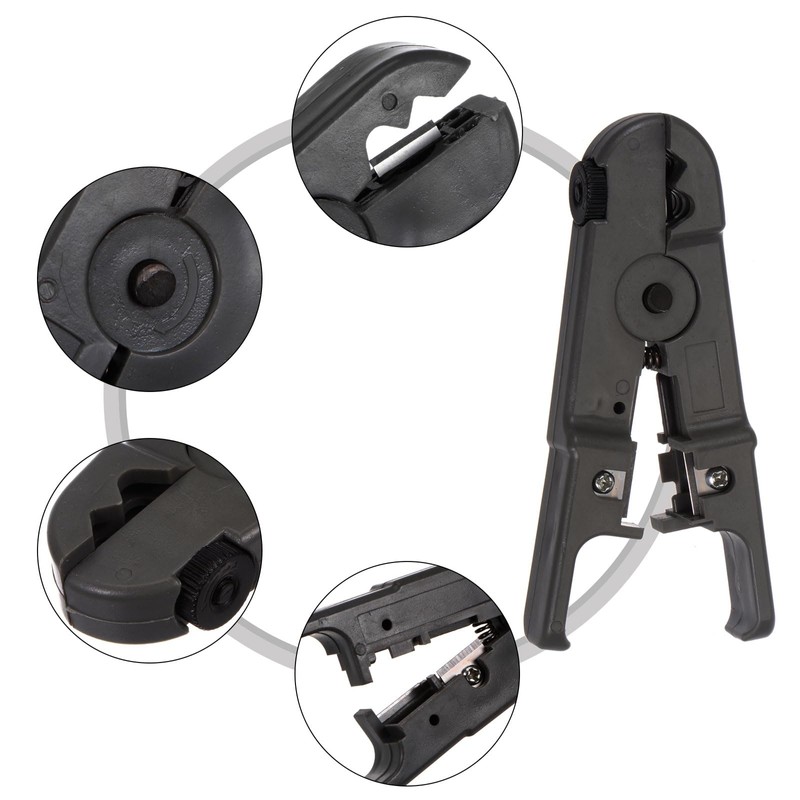sourcing map Coaxial Cable Stripper Cutter Tool, 3.2-9.0mm for Stripping