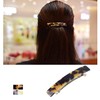 4Pcs French Design Hair Barrette Barrette Hair Clips Tortoise Shell
