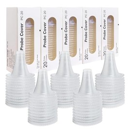 100 Pcs Braun Thermometer Caps,Ear Thermometer Probe Covers Replacement caps for all Braun modelsand Various Types of Ear thermometer