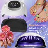 DMJWAN UV Lamp for Gel Nails, Professional Nail 320 W