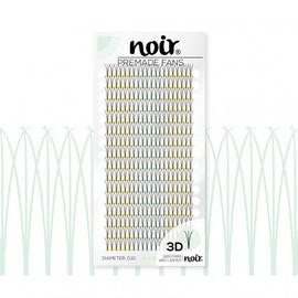 Noir Volume Lashes Pre Made Fan Eyelash Extensions 3D C curl 0.10 Mixed Short Stem Russian Lashes