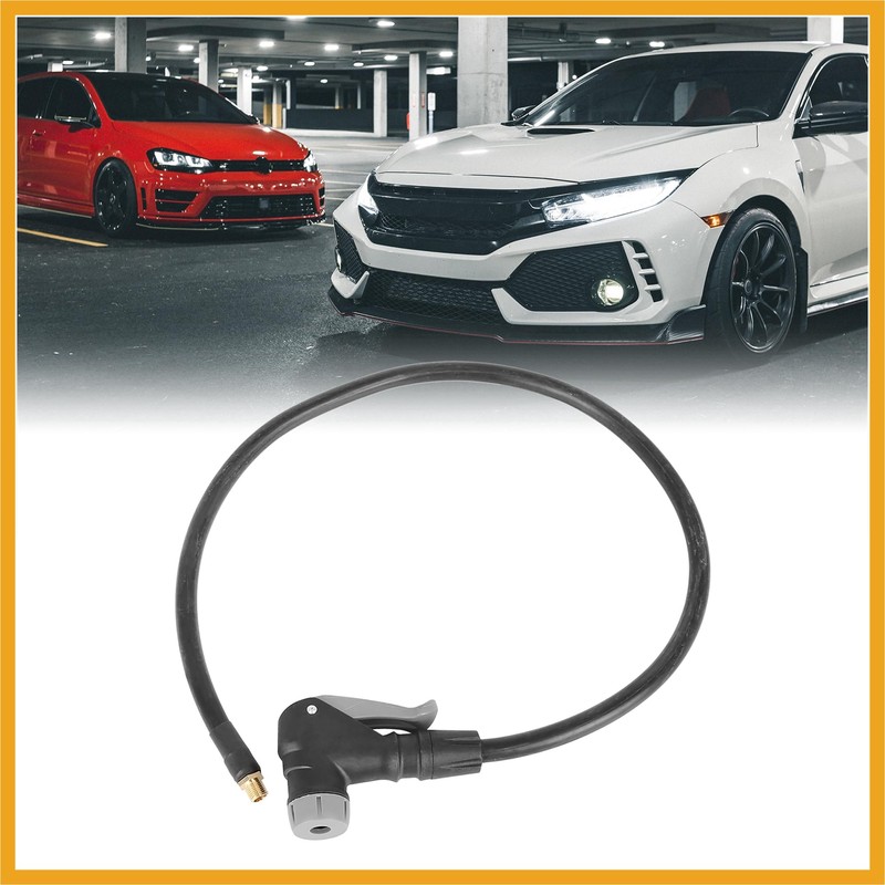 Partuto 60cm Air Tyre Tire Chuck Inflator Pump Hose Adapter