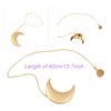 Magnetic Curtain Tiebacks Alloy Moon Curtain Holdbacks Silver/Gold Curtain Tie