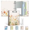 Mini Binder Organizer for 5.5" x 8.5" Paper ，1 Inch