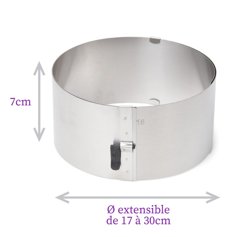 patisse 72458 Gebäckring, Edelstahl