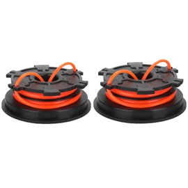 Kaberalty 753-1156 0.095" 18ft Dual Trimmer Line Compatible with MTD 49U1341L063,753-06707,753-1223,791-180120,49U3578P953,769-25200 953-1156 Troy-Bilt TB252S TB22EC Small Bump Heads (2 Pack)