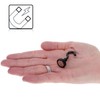 com-four® 10 x Neodymium Magnetic Hooks 5 kg - Strong