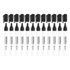 Nataraj 12 x Black Whiteboard Marker Pens 2.5mm Chisel Tip