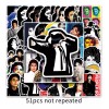 Michael Jackson Rey Pop 50 Calcomanias Stickers Contra Agua
