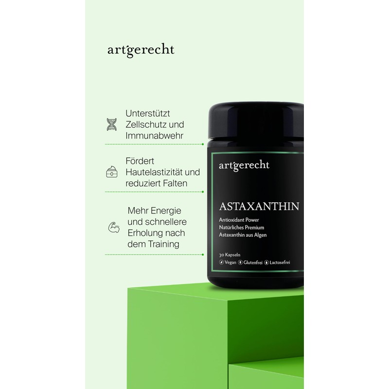 Species-appropriate ASTAXANTHIN - High Quality Antioxidant from Haematococcus Pluvialis Algae