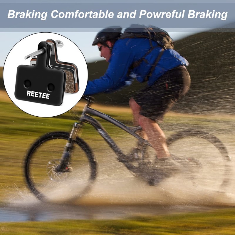 REETEE Bicycle Brake Pads 2 Sets Brake Pads Bicycle High