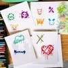 FINGERINSPIRE Graffiti Patterns Painting Stencil 21x29.7cm Reusable Graffiti Skulls Stencil