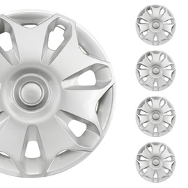 16" Wheel Hubcaps Fits for 2014-2024 Ford Transit Connect 16 inch Wheel Cover Silver, Set of 4,CK4Z1130J, CK4Z1130D, DT1Z-1130-C,7068AMS