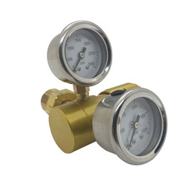 Preece Precision High Performance Compact Aluminum Nitrogen Regulator 0-600PSI for HVAC PURGING TIRES SHOCKS and many other applications