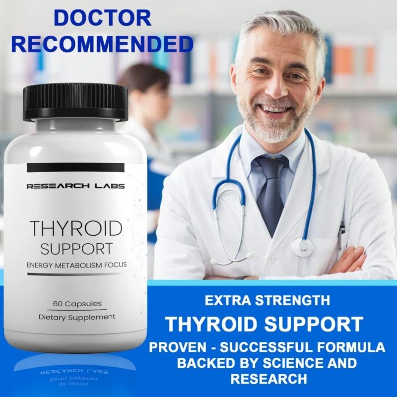 Bienestar Hormonal Soporte Para La Tiroides Yodo 60 Capsulas Sabor