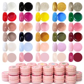 NailRecipe Gel Nail Set, 30 Cute Colors Available