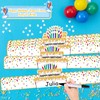 SICOHOME Birthday Crowns for Kids Classroom - 24PCS Confetti Paper