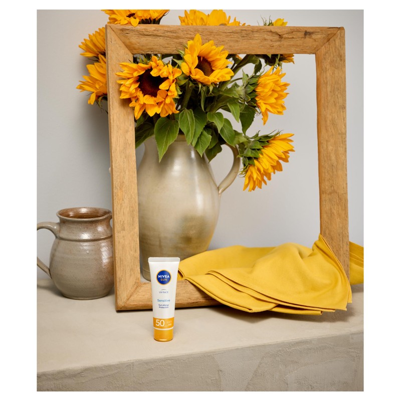 Nivea Sun Sensitive Face Cream for Sensitive Skin with High