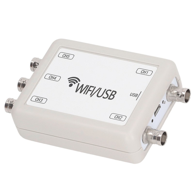 Virtual Oscilloscope WIFI USB 5 Channel Portable Handheld PC Mobile